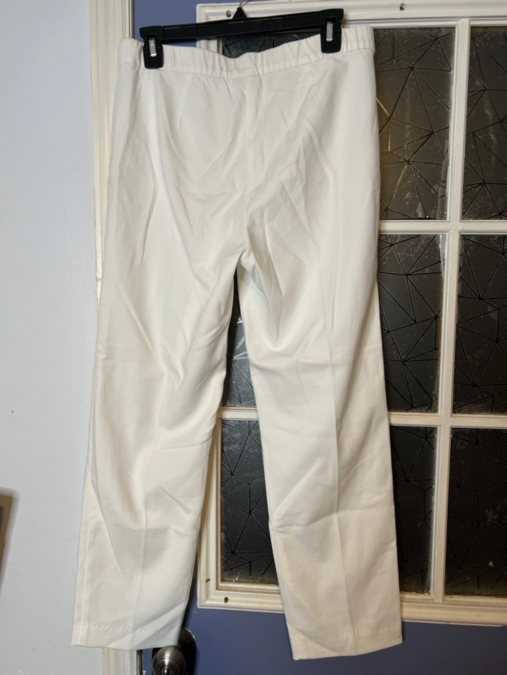 J Jill 10 White Straight-Leg Pants NWT - Picture 3 of 3